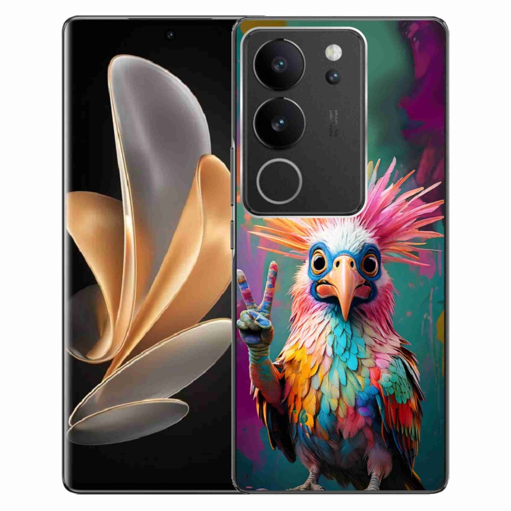 Gélový kryt mmCase na Vivo V29 5G - farebný rebel