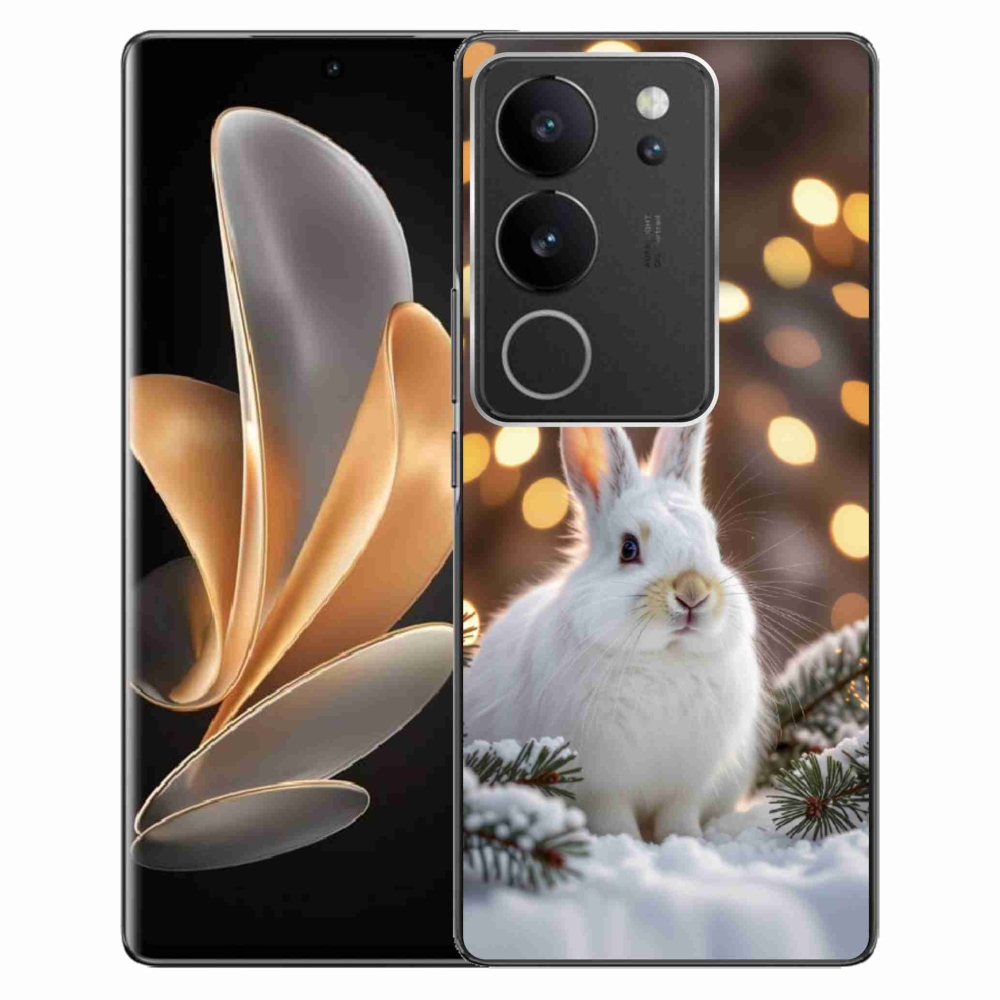 Gélový kryt mmCase na Vivo V29 5G - biely zajac
