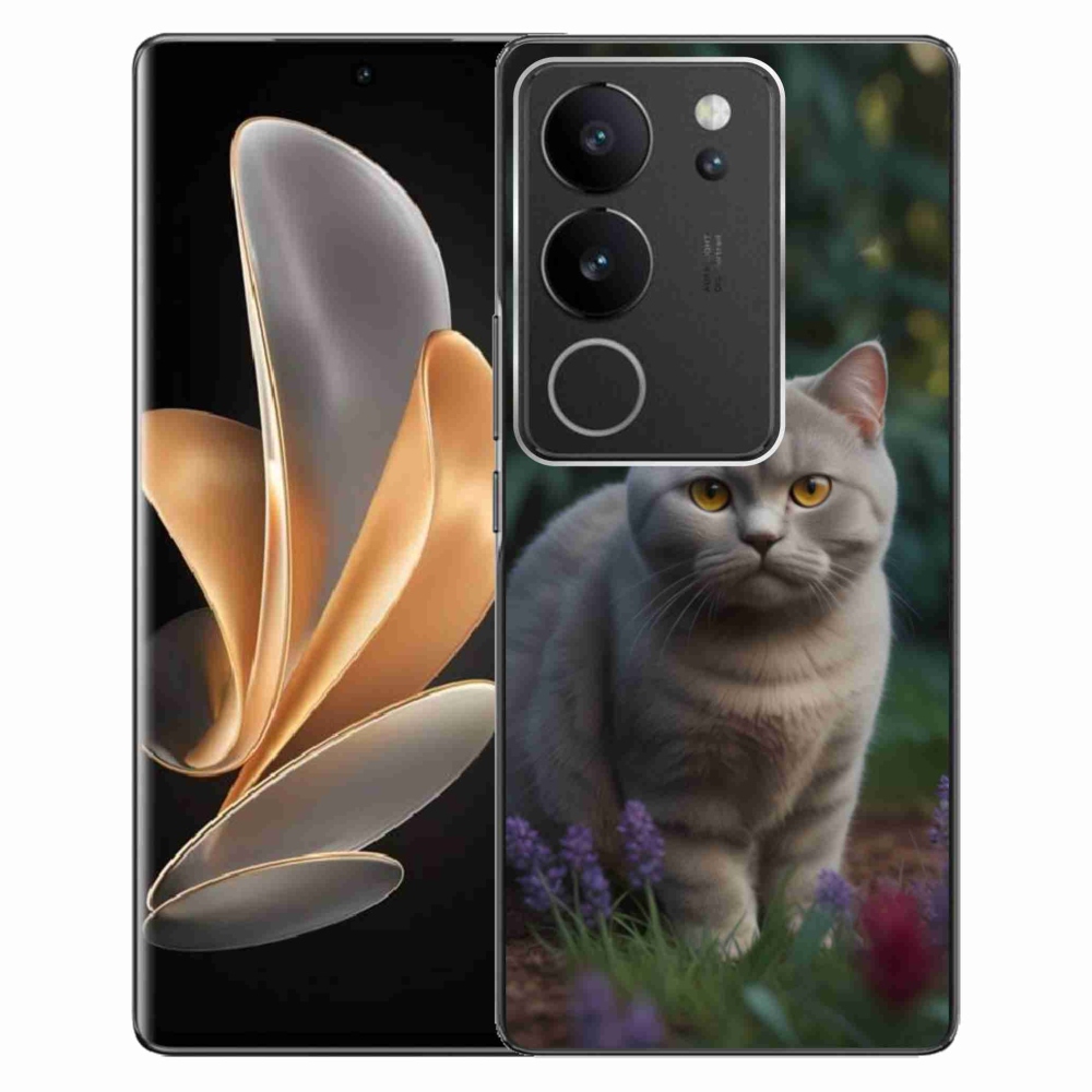 Gélový kryt mmCase na Vivo V29 5G - britská mačka