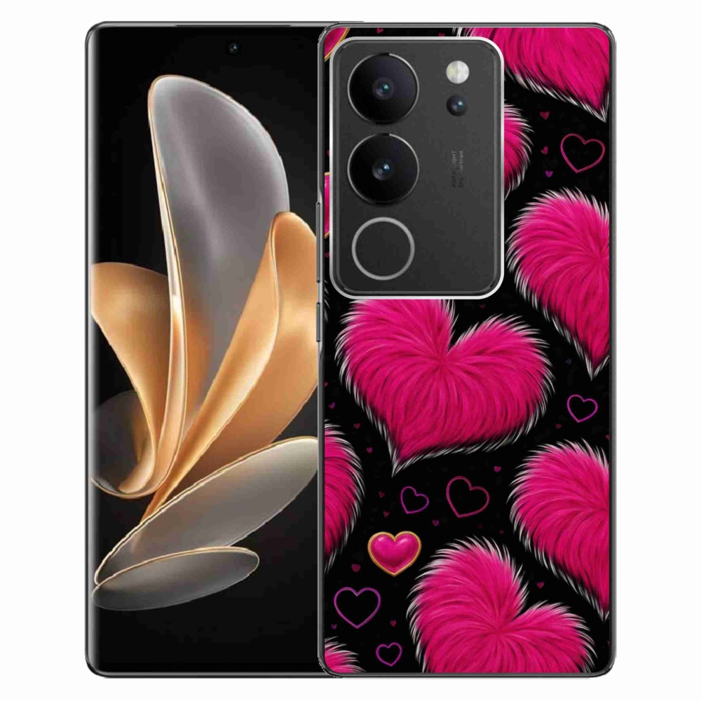 Gélový kryt mmCase na Vivo V29 5G - hebké srdce