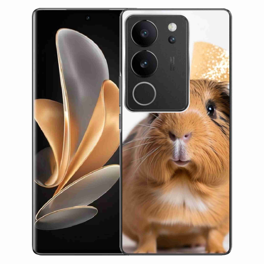 Gélový kryt mmCase na Vivo V29 5G - hnedé morča