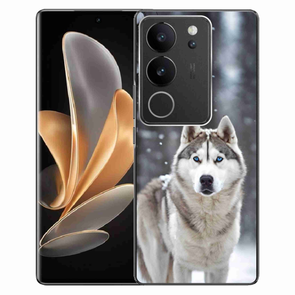 Gélový kryt mmCase na Vivo V29 5G - husky 2