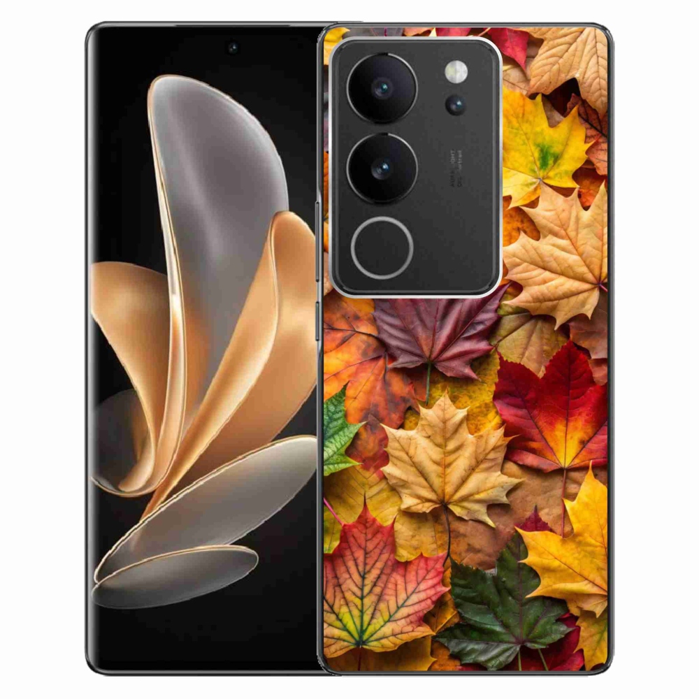 Gélový kryt mmCase na Vivo V29 5G - javorové listy 2