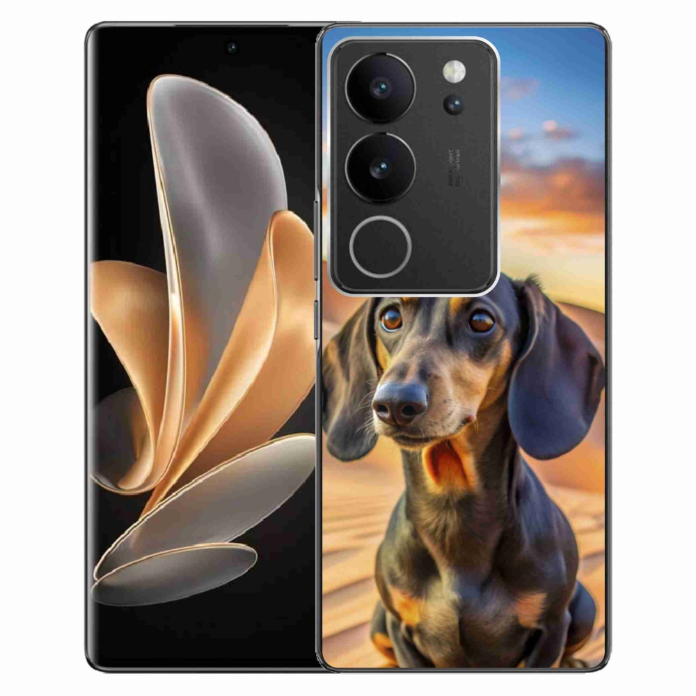 Gélový kryt mmCase na Vivo V29 5G - jazvečík 3