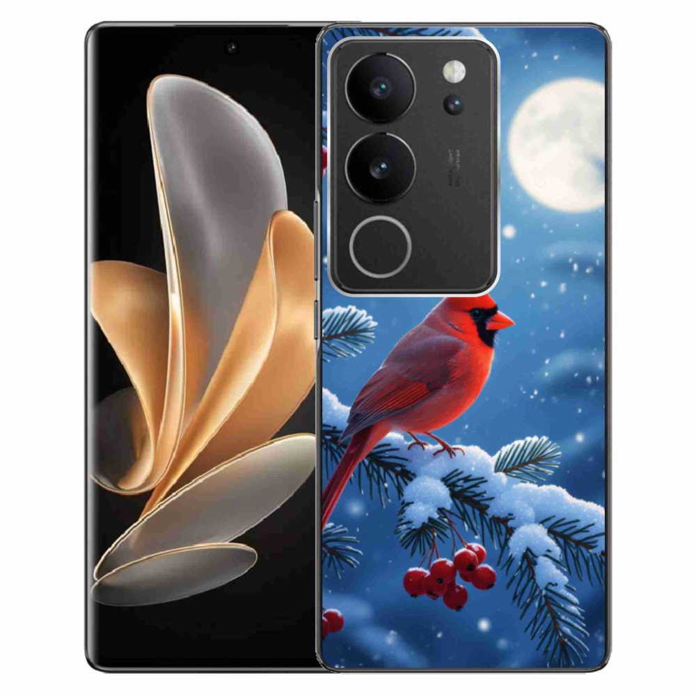 Gélový kryt mmCase na Vivo V29 5G - kardinál červený