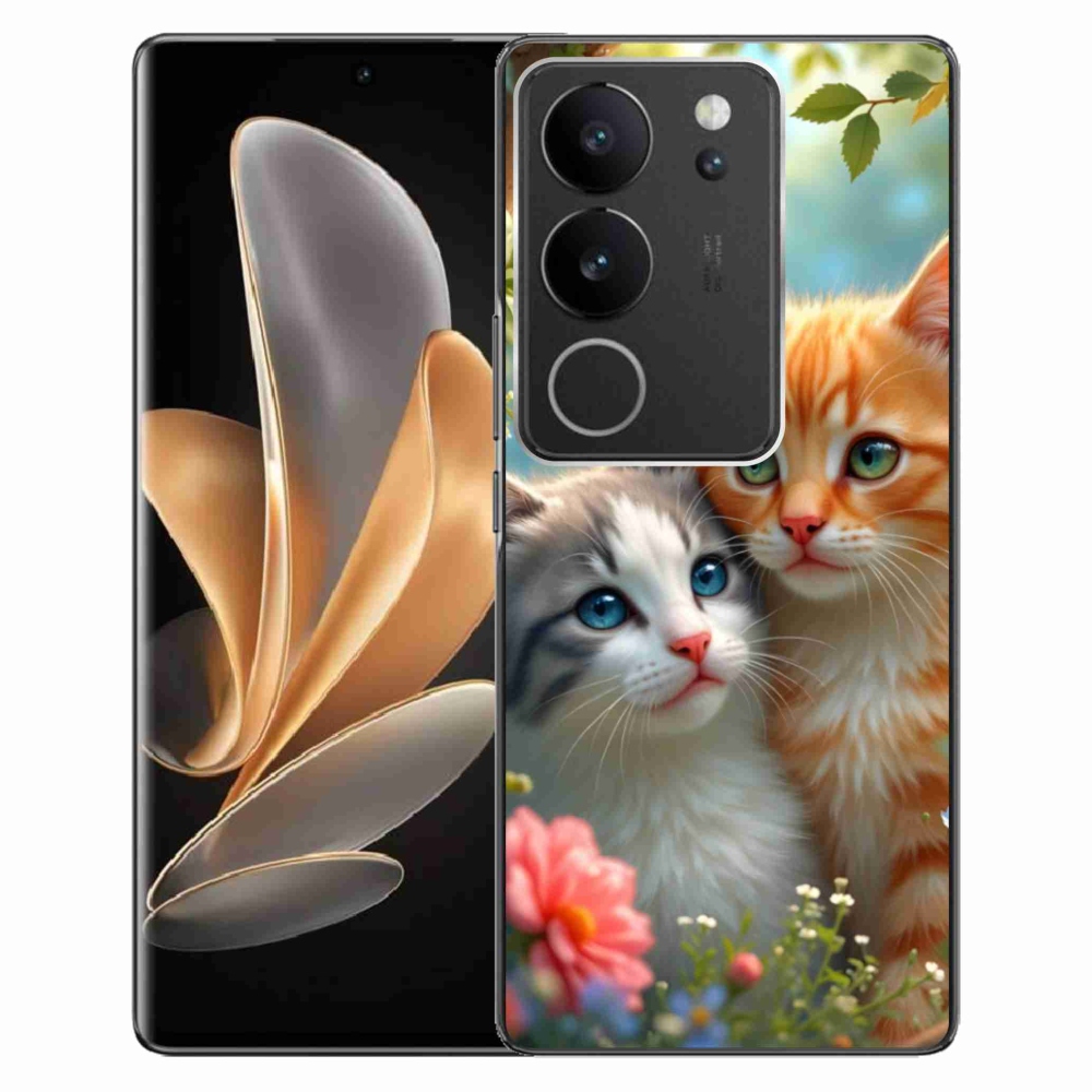 Gélový kryt mmCase na Vivo V29 5G - mačacia láska 2