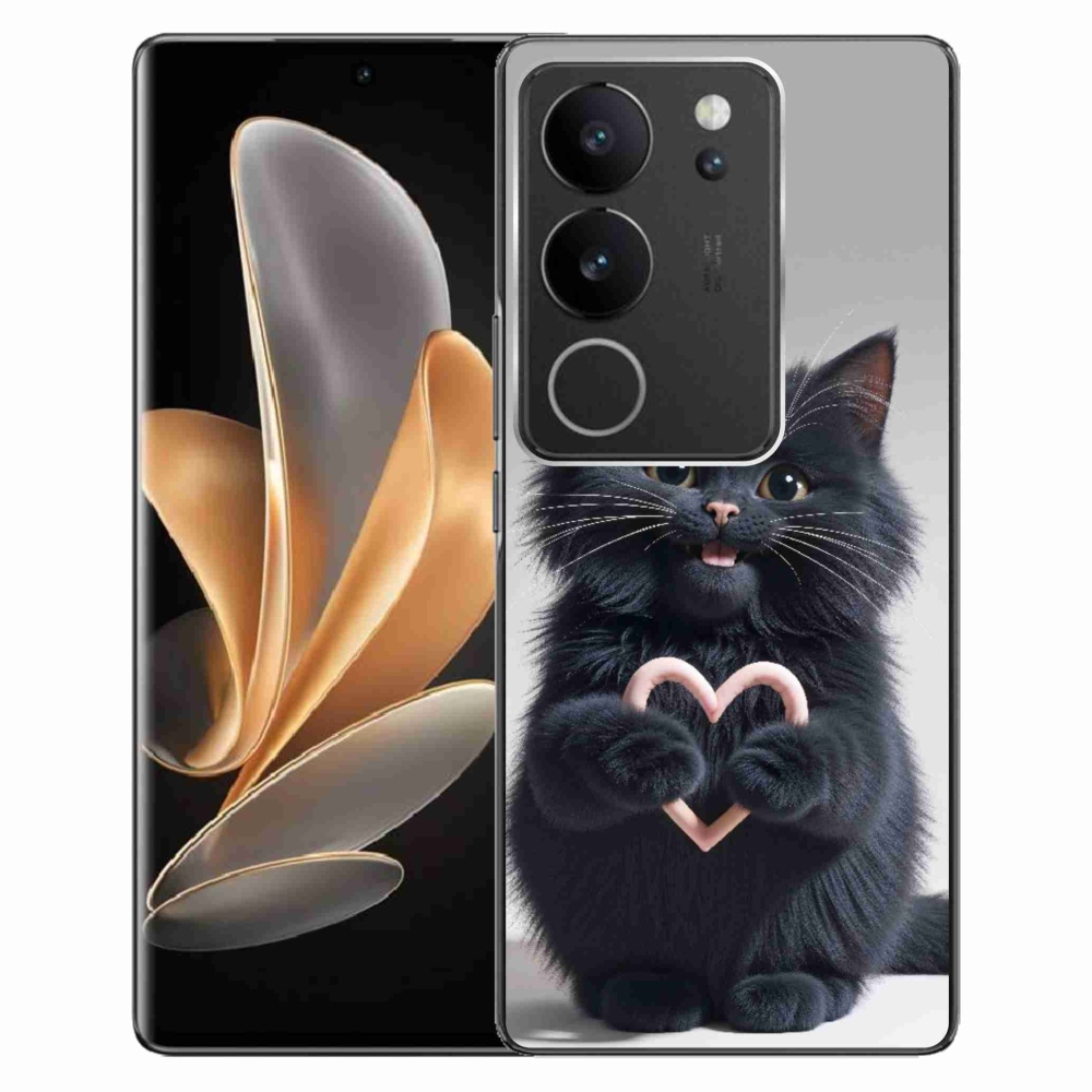 Gélový kryt mmCase na Vivo V29 5G - mačacia láska 3