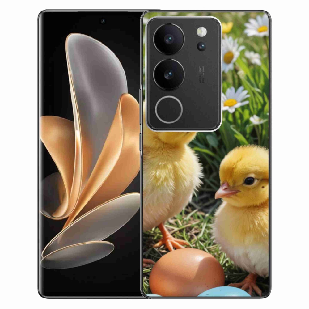 Gélový kryt mmCase na Vivo V29 5G - kuriatka