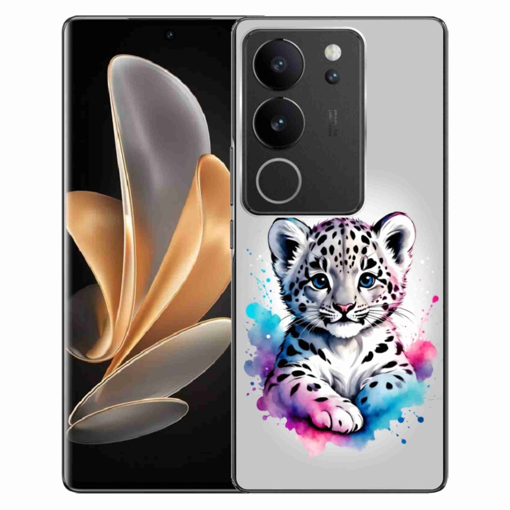 Gélový kryt mmCase na Vivo V29 5G - leopardej mláďa