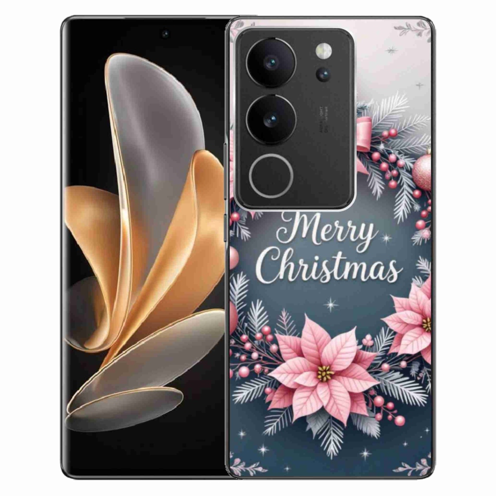 Gélový kryt mmCase na Vivo V29 5G - merry christmas
