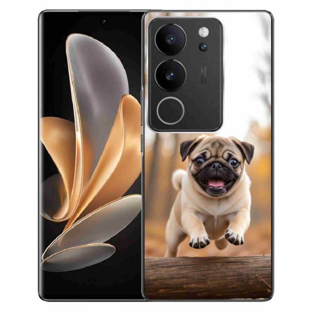 Gélový kryt mmCase na Vivo V29 5G - mops 2