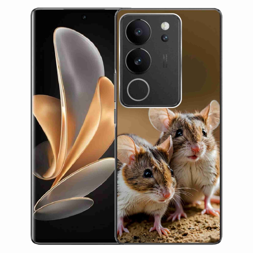 Gélový kryt mmCase na Vivo V29 5G - myší duo