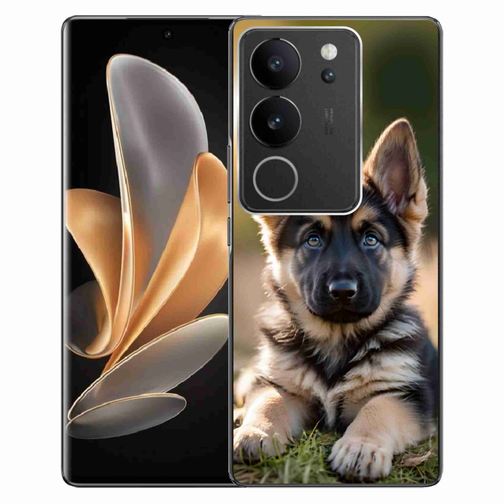 Gélový kryt mmCase na Vivo V29 5G - nemecký ovčiak v prírode
