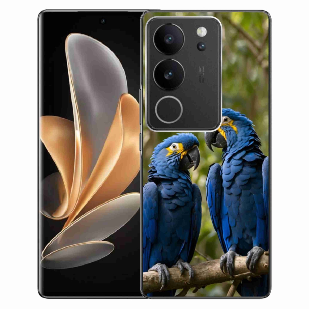 Gélový kryt mmCase na Vivo V29 5G - papagájové duo