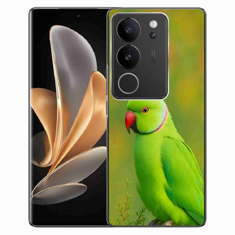 Gélový kryt mmCase na Vivo V29 5G - papagáj Alexandr 2