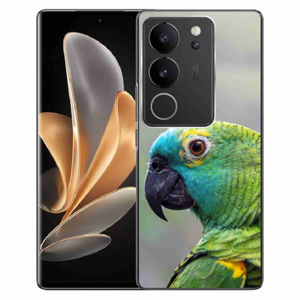 Gélový kryt mmCase na Vivo V29 5G - papagáj amazoňan