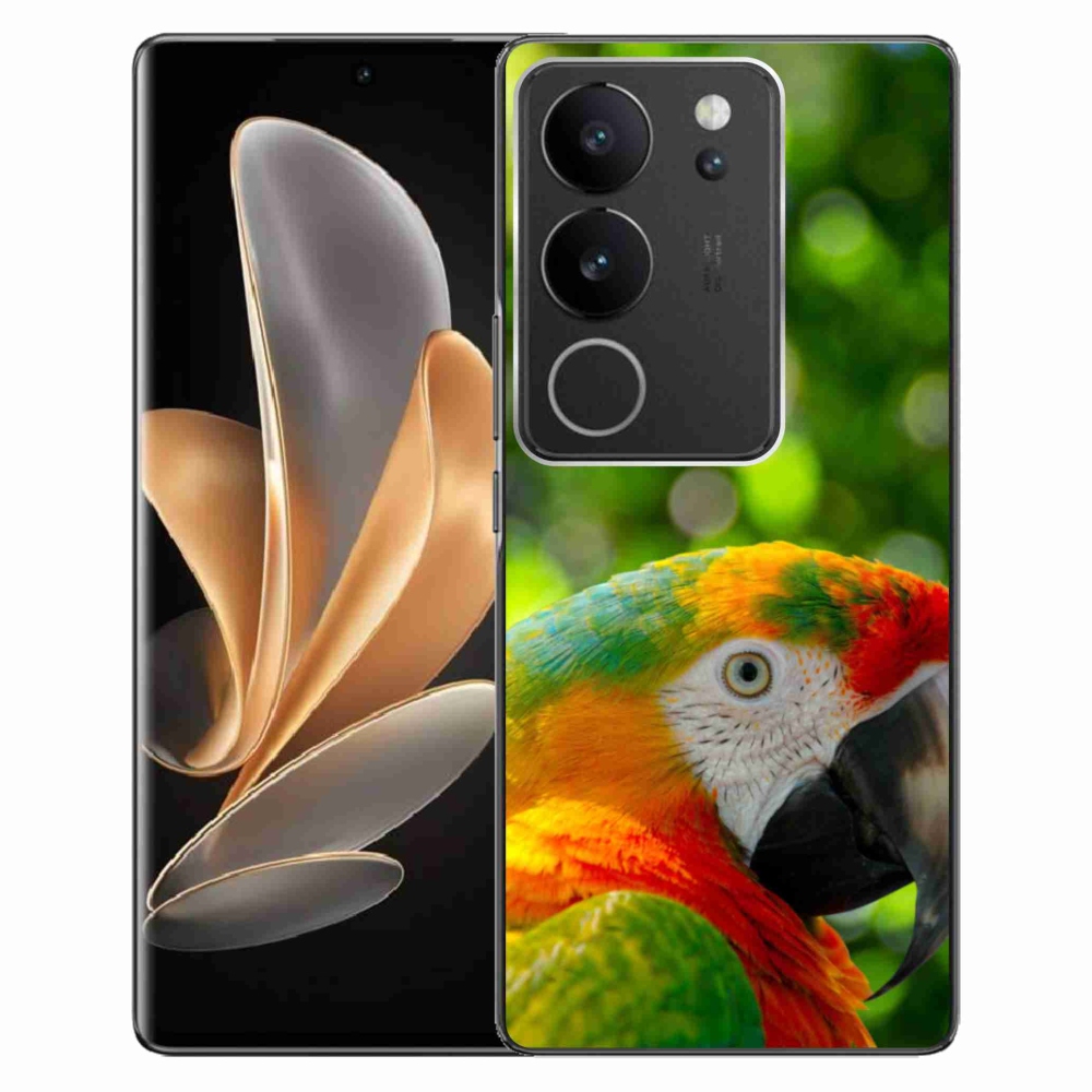 Gélový kryt mmCase na Vivo V29 5G - papagáj ara 3