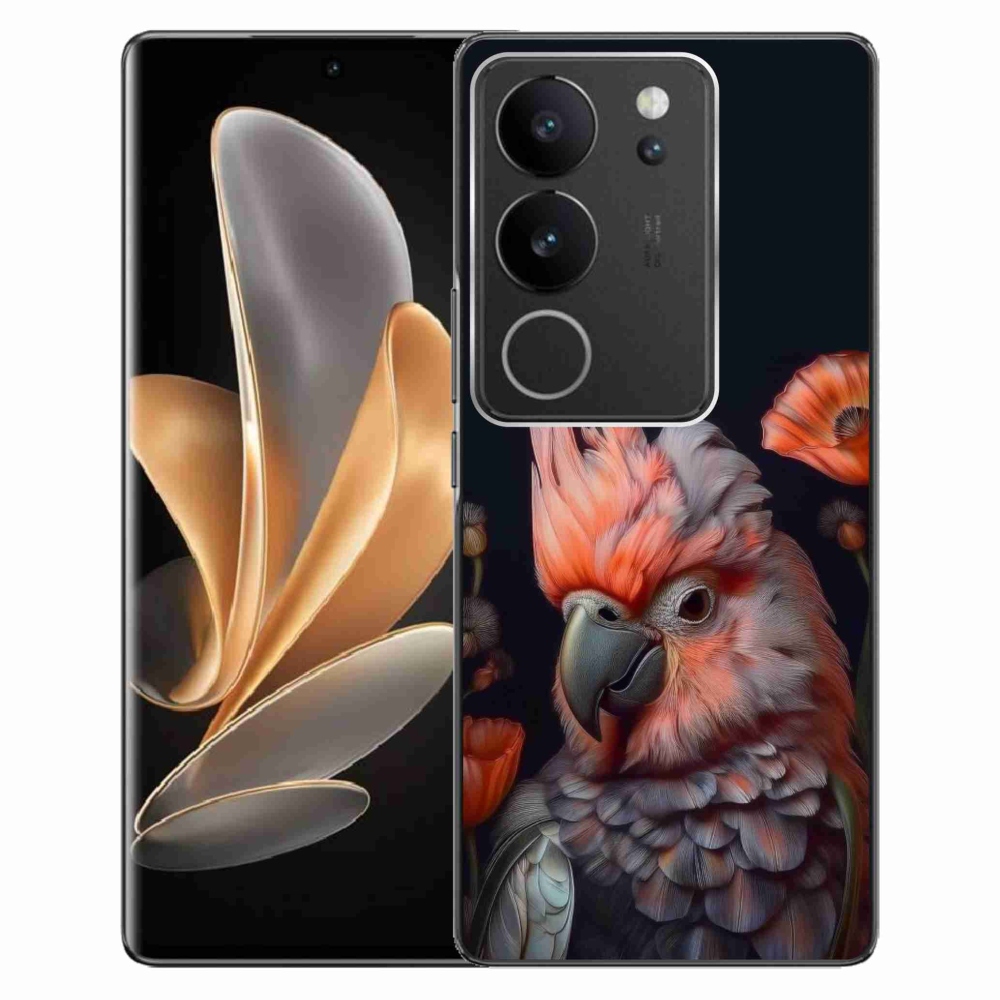Gélový kryt mmCase na Vivo V29 5G - papagáj kakadu vo farbách