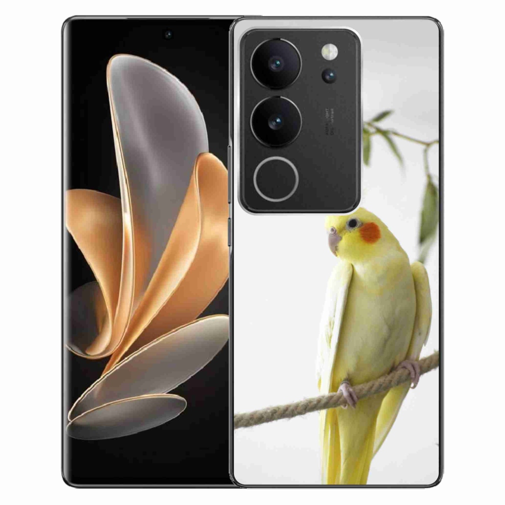Gélový kryt mmCase na Vivo V29 5G - papagáj korela chocholatá