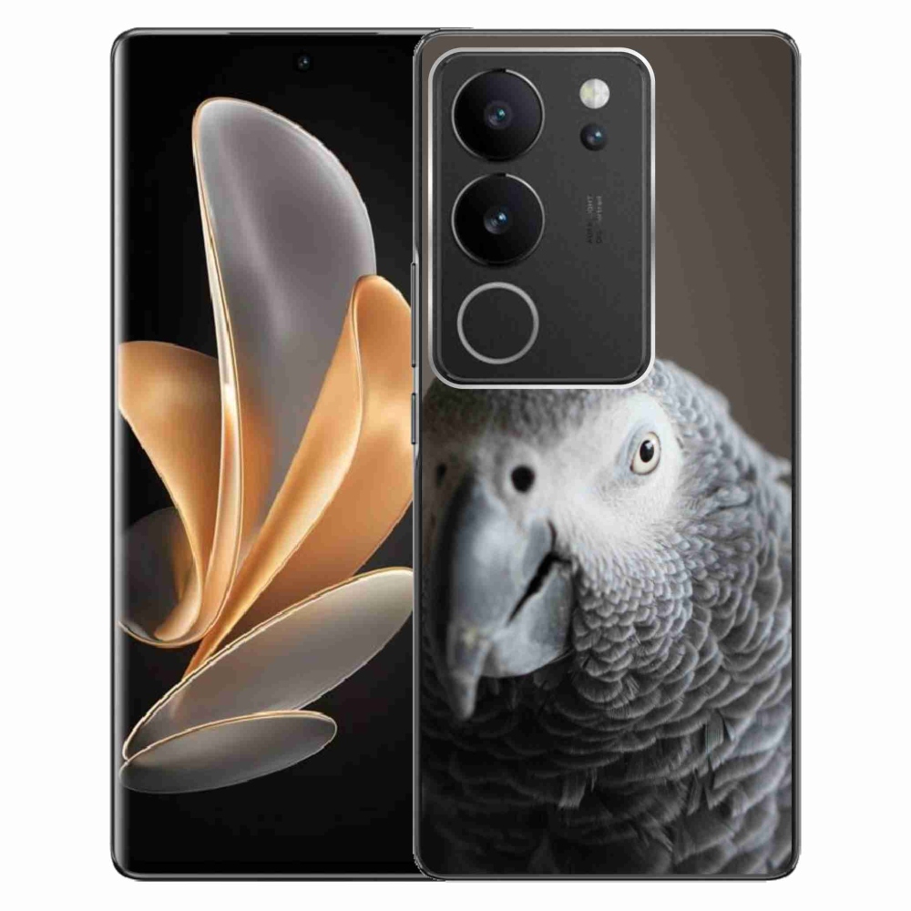 Gélový kryt mmCase na Vivo V29 5G - papagáj žako 2