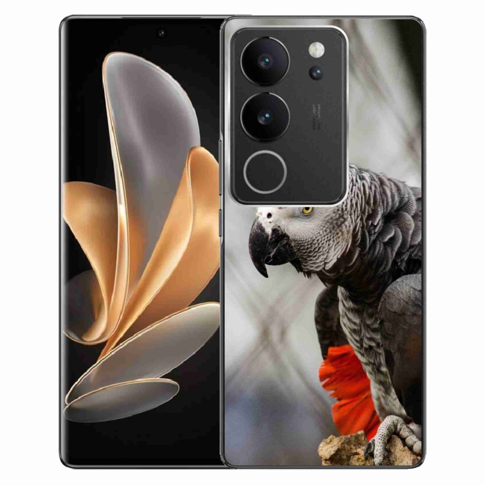 Gélový kryt mmCase na Vivo V29 5G - papagáj žako 3