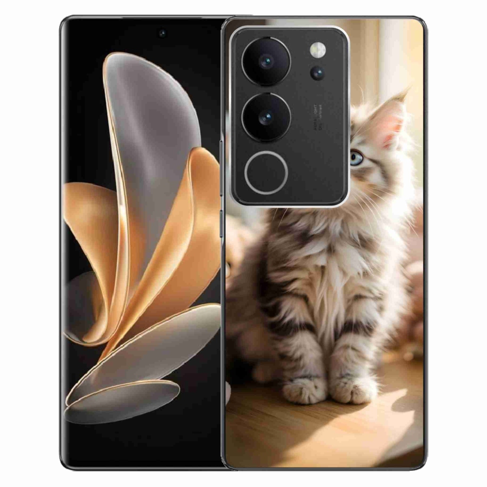 Gélový kryt mmCase na Vivo V29 5G - roztomilé mačiatko 10