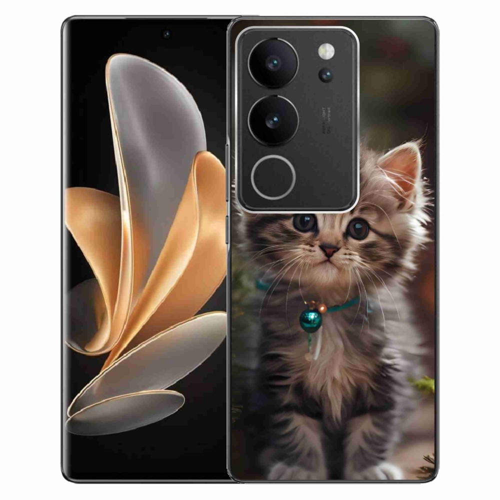Gélový kryt mmCase na Vivo V29 5G - roztomilé mačiatko 11
