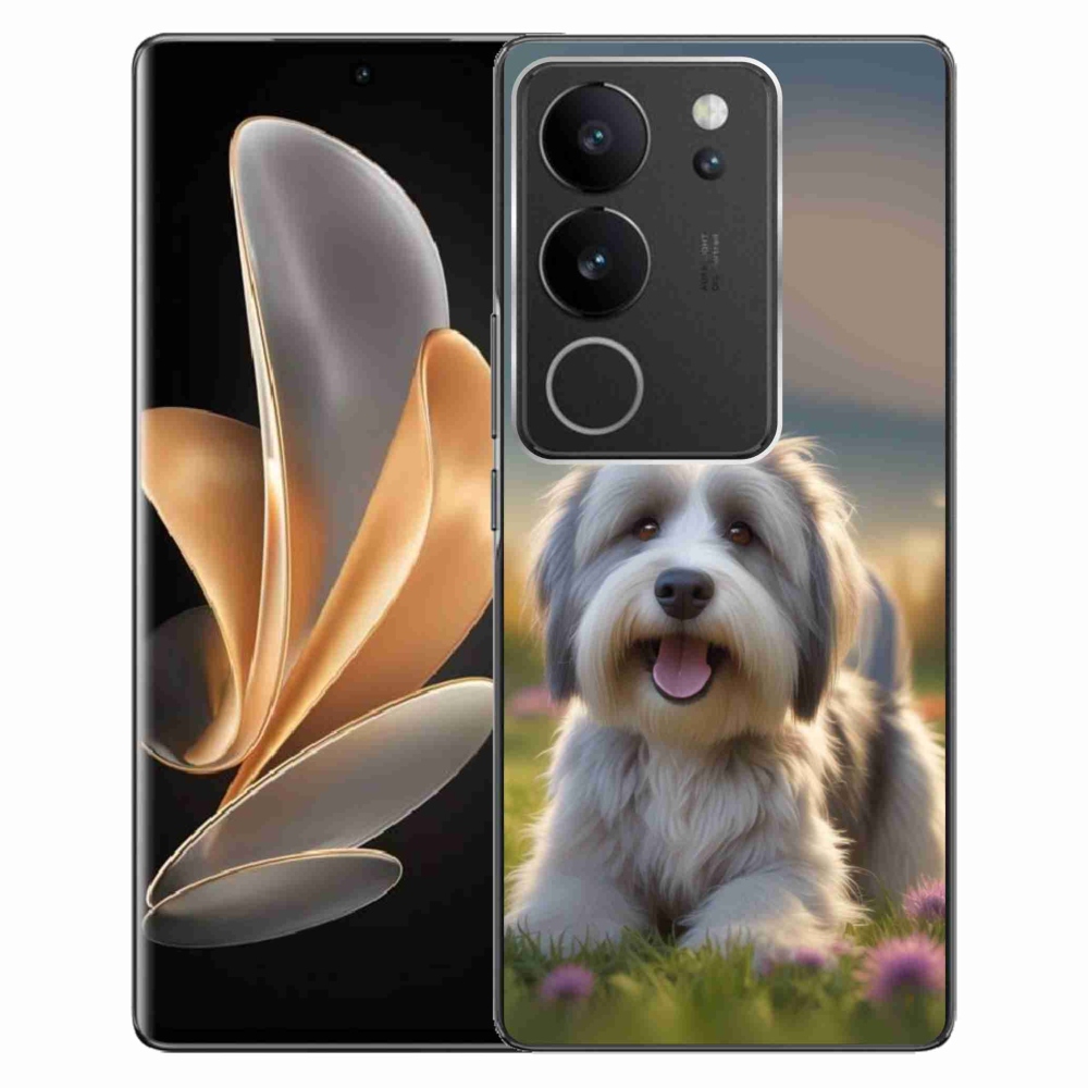 Gélový kryt mmCase na Vivo V29 5G - roztomilý havanský psík