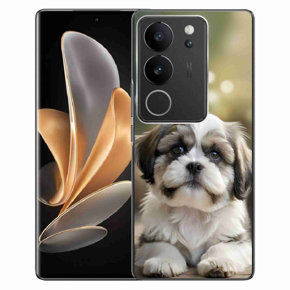 Gélový kryt mmCase na Vivo V29 5G - roztomilý shih-tzu