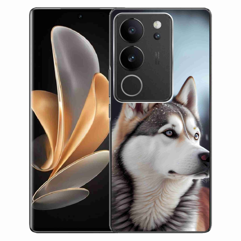 Gélový kryt mmCase na Vivo V29 5G - sibírsky husky