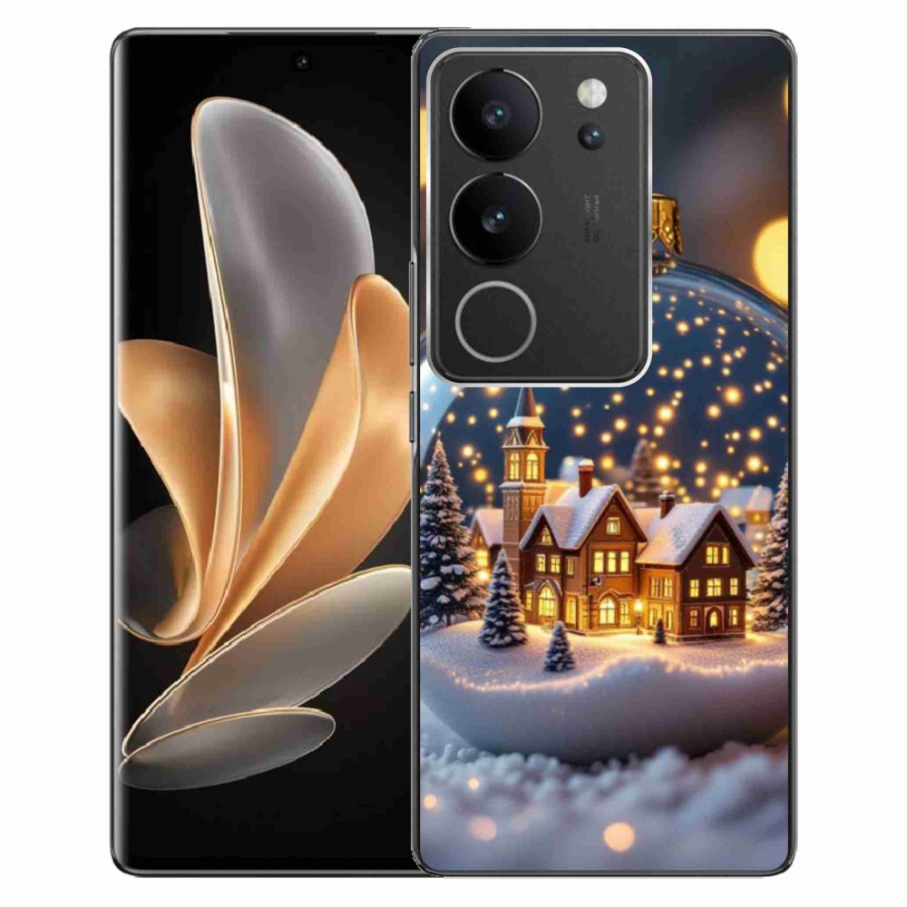 Gélový kryt mmCase na Vivo V29 5G - vianočné gule 4
