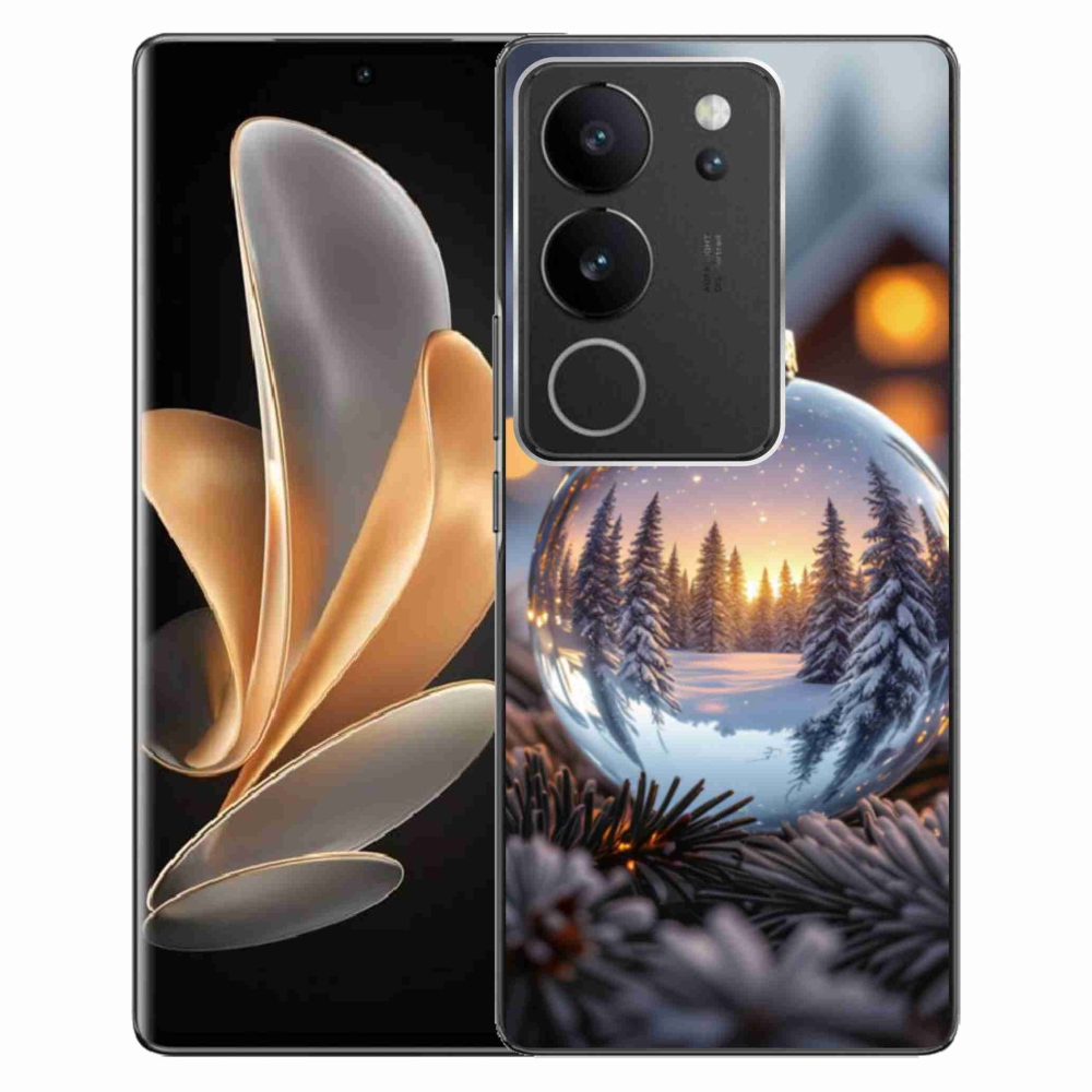 Gélový kryt mmCase na Vivo V29 5G - vianočná ozdoba