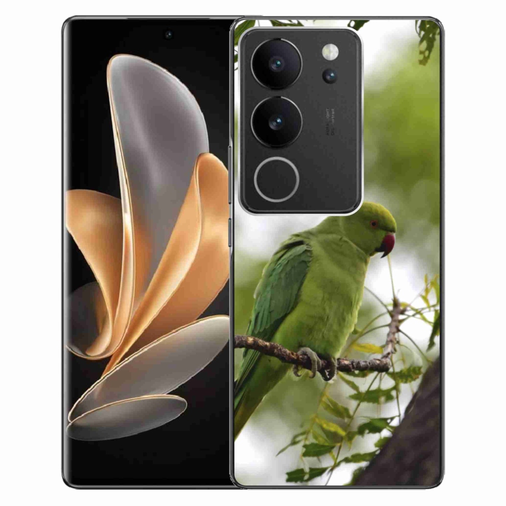 Gélový kryt mmCase na Vivo V29 5G - zelený papagáj