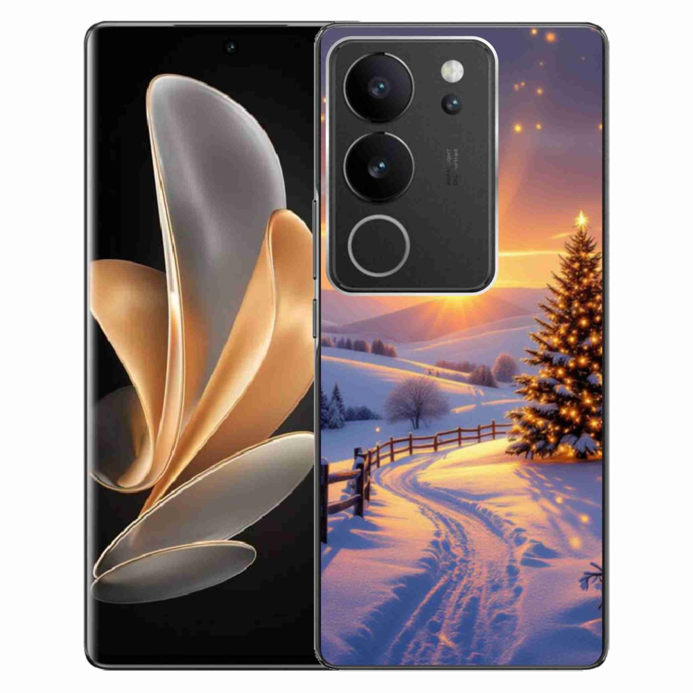 Gélový kryt mmCase na Vivo V29 5G - zimná krajina