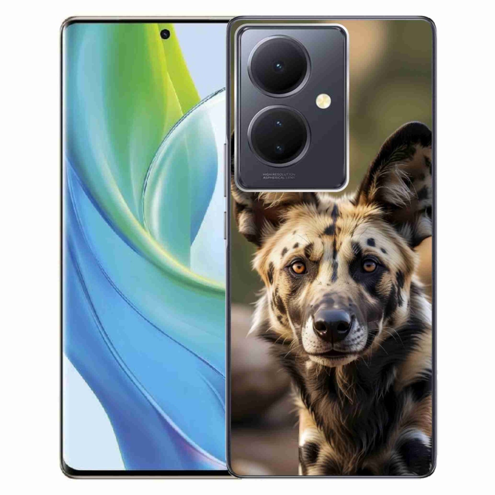 Gélový kryt mmCase na Vivo V29 Lite 5G - africký divoký pes
