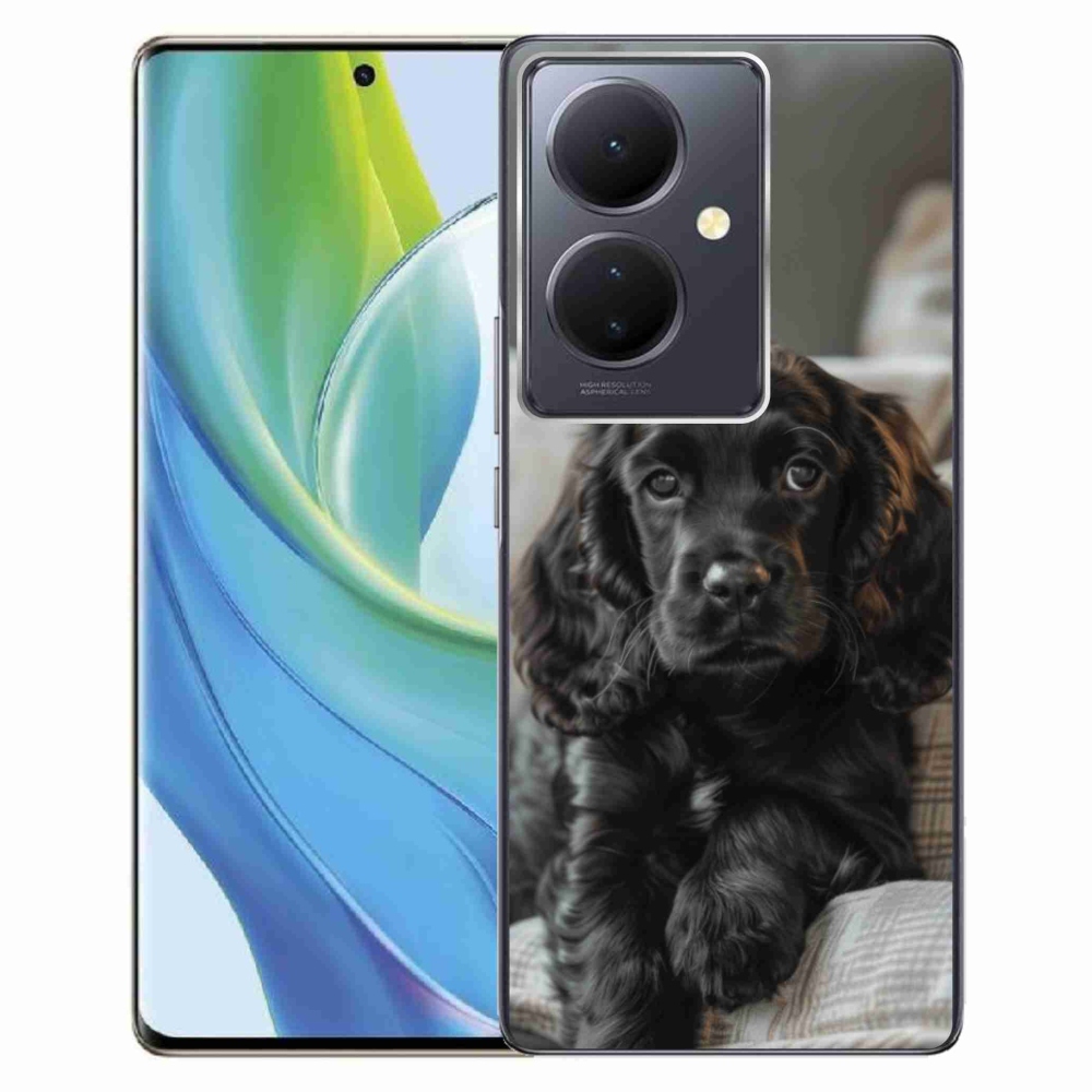 Gélový kryt mmCase na Vivo V29 Lite 5G - anglický kokeršpaniel