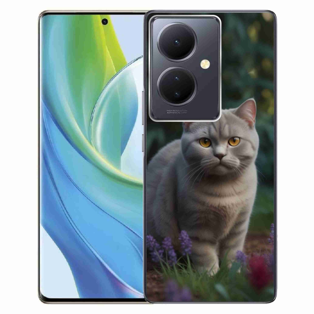 Gélový kryt mmCase na Vivo V29 Lite 5G - britská mačka