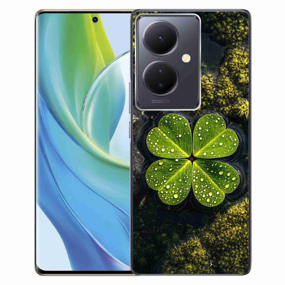 Gélový kryt mmCase na Vivo V29 Lite 5G - štvorlístok