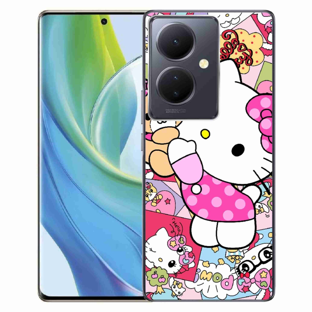 Gélový kryt mm Case na Vivo V29 Lite 5G - cute kitty