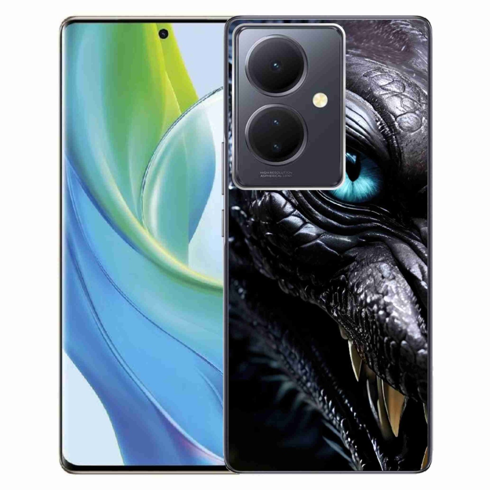 Gélový kryt mmCase na Vivo V29 Lite 5G - dračí pohľad