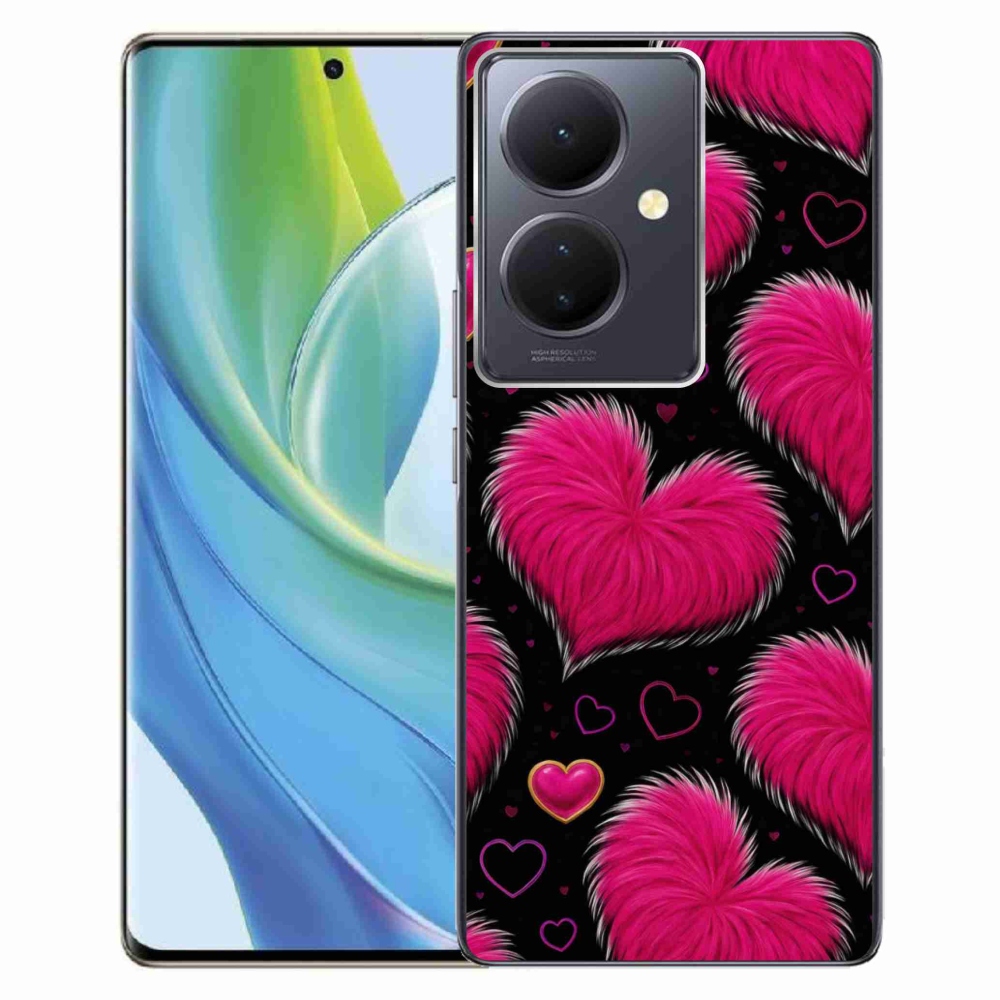 Gélový kryt mmCase na Vivo V29 Lite 5G - hebké srdce