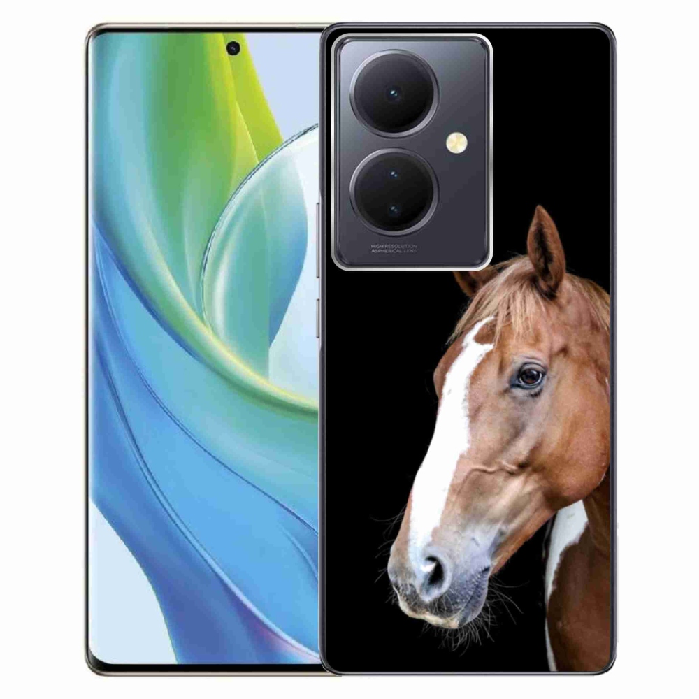 Gélový kryt mmCase na Vivo V29 Lite 5G - hnedý kôň 3