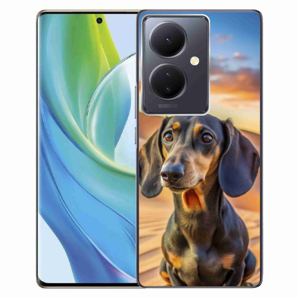 Gélový kryt mmCase na Vivo V29 Lite 5G - jazvečík 3