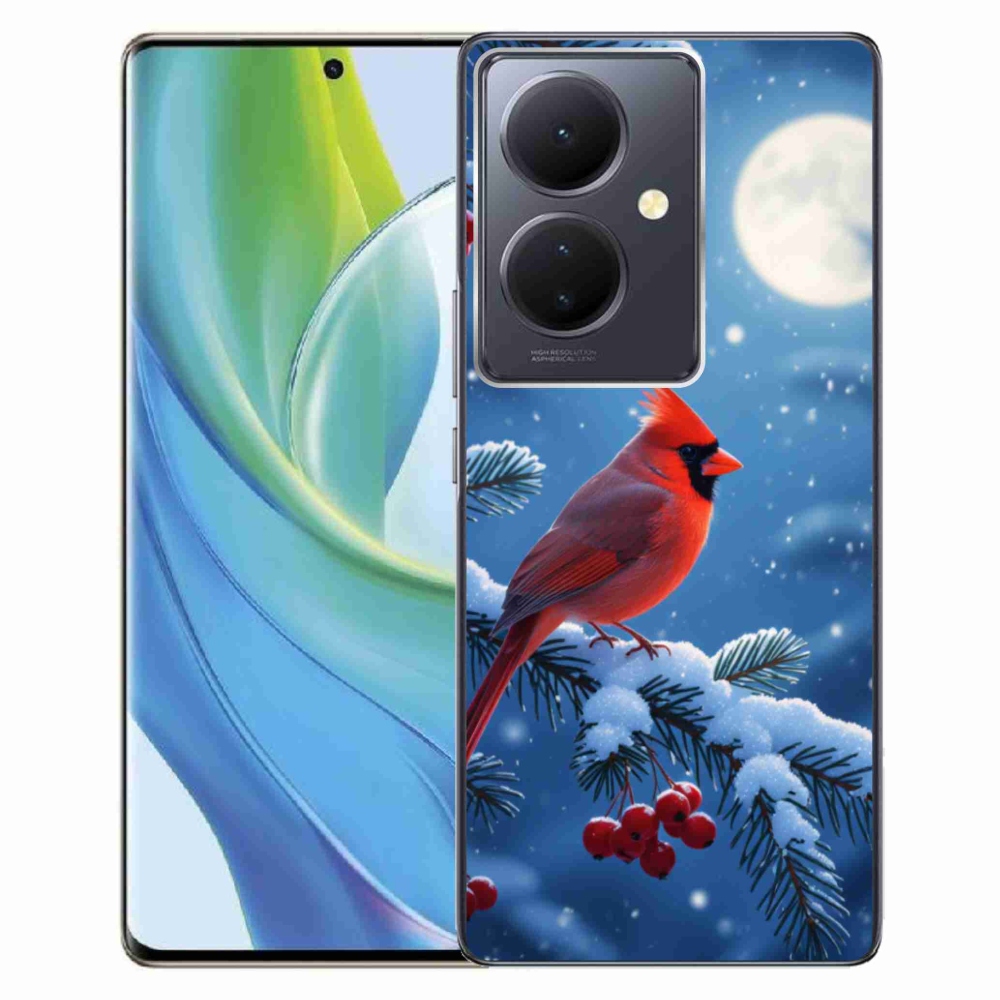 Gélový kryt mmCase na Vivo V29 Lite 5G - kardinál červený