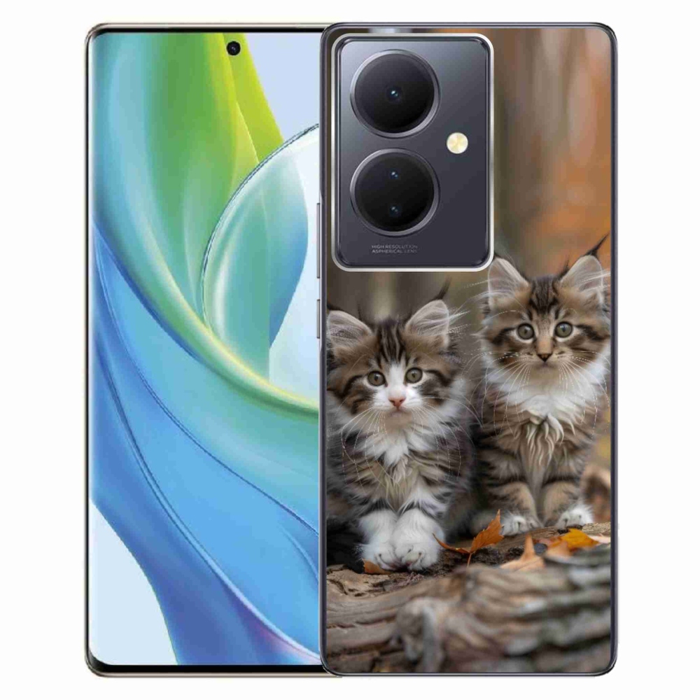 Gélový kryt mmCase na Vivo V29 Lite 5G - mačacie duo 3