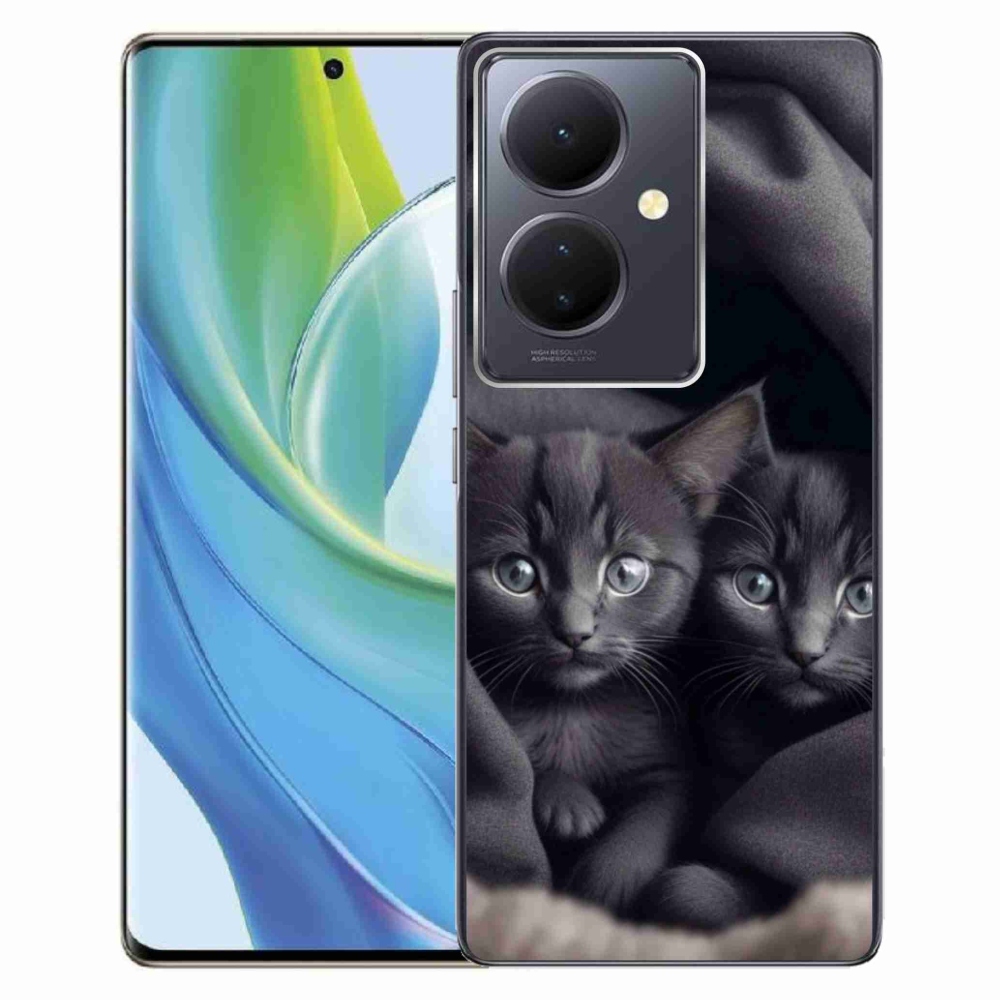 Gélový kryt mmCase na Vivo V29 Lite 5G - mačacie duo