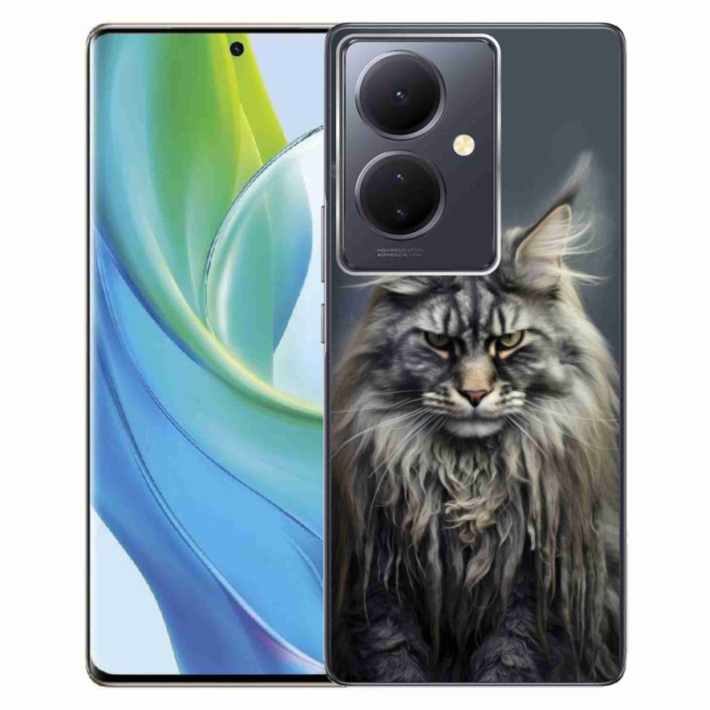 Gélový kryt mmCase na Vivo V29 Lite 5G - mačacie pohľad 4