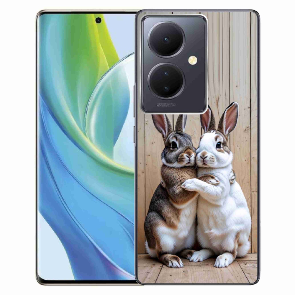 Gélový kryt mmCase na Vivo V29 Lite 5G - králičie pár