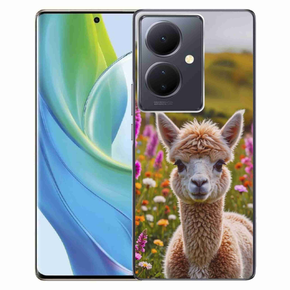 Gélový kryt mmCase na Vivo V29 Lite 5G - lama na lúke