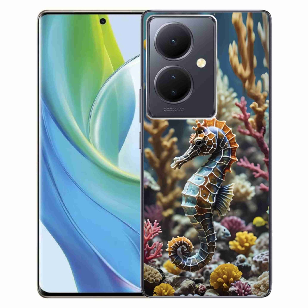 Gélový kryt mmCase na Vivo V29 Lite 5G - morský koník 2